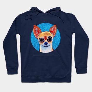 Mexican Chihuahua Folk Painting Hoodie